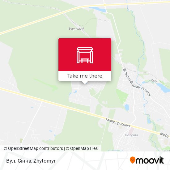 Вул. Сінна map