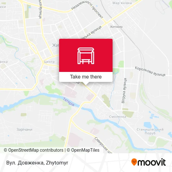 Вул. Довженка map