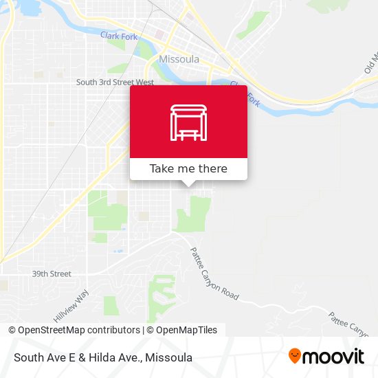 South Ave E & Hilda Ave. map