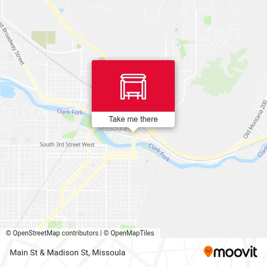 Main St & Madison St map