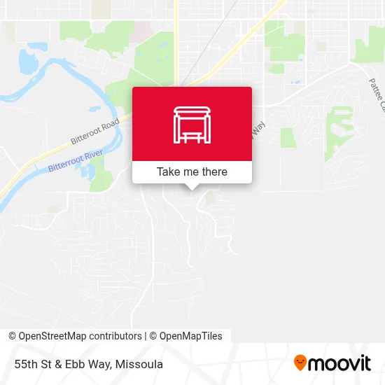 55th St & Ebb Way map