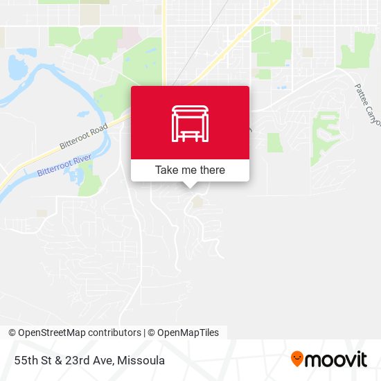 55th St & 23rd Ave map