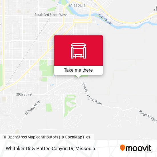Mapa de Whitaker Dr & Pattee Canyon Dr