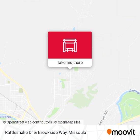 Rattlesnake Dr & Brookside Way map