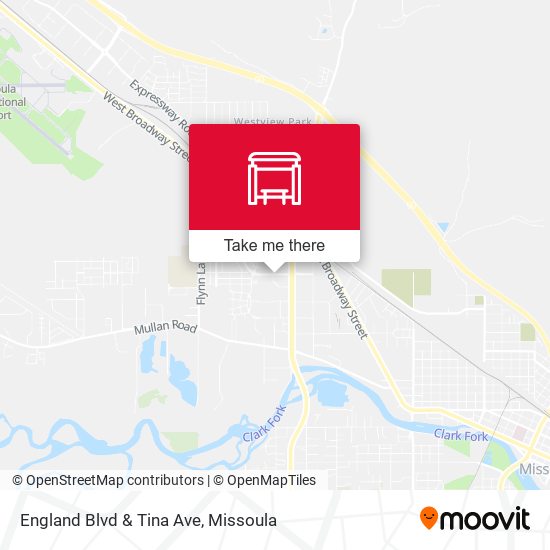 Mapa de England Blvd & Tina Ave