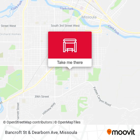 Bancroft St & Dearborn Ave map