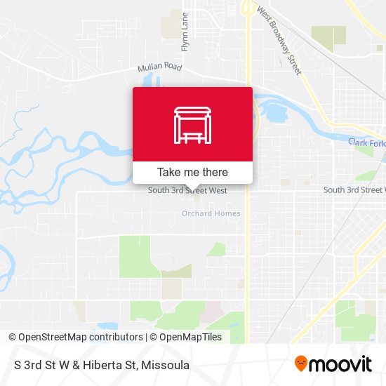 Mapa de S 3rd St W & Hiberta St