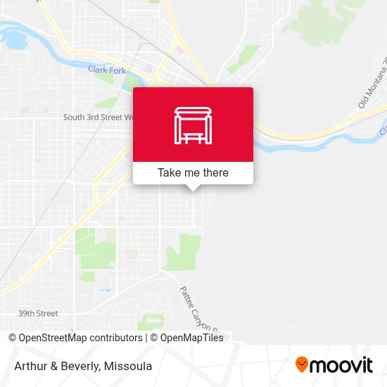 Arthur & Beverly map