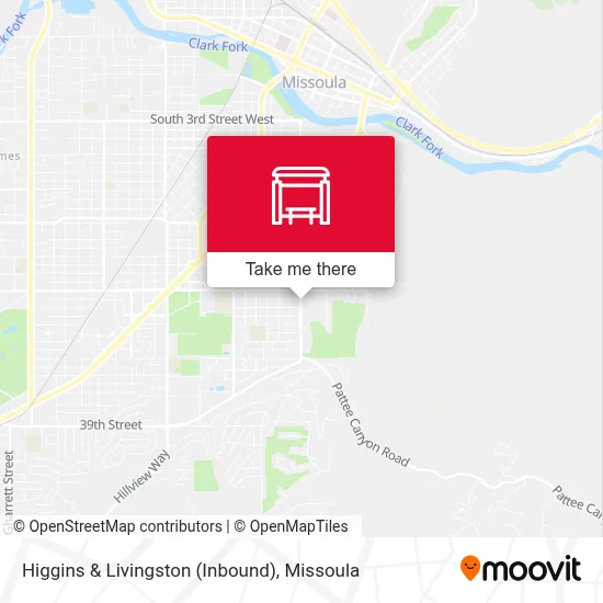 Higgins & Livingston (Inbound) map