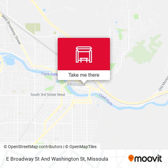 Mapa de E Broadway St And Washington St