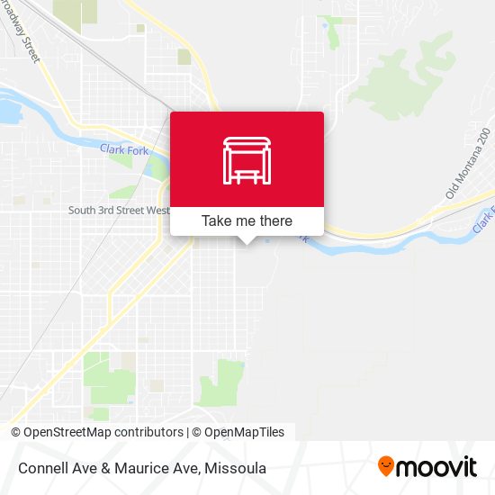 Connell Ave & Maurice Ave map