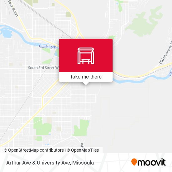Arthur Ave & University Ave map