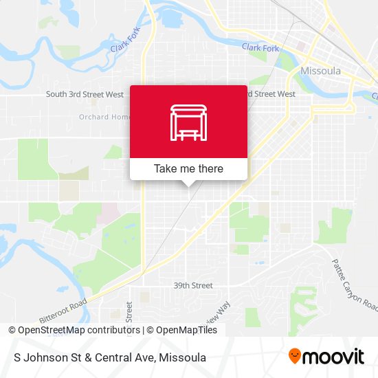 S Johnson St & Central Ave map