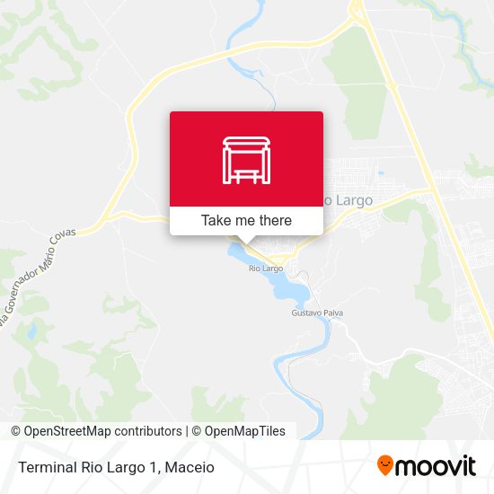 Terminal Rio Largo 1 map