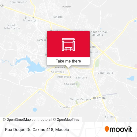 Rua Duque De Caxias 418 map