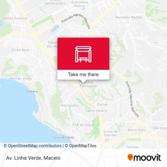 Av. Linha Verde map