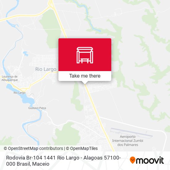 Rodovia Br-104 1441 Rio Largo - Alagoas 57100-000 Brasil map