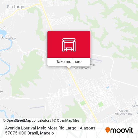 Avenida Lourival Melo Mota Rio Largo - Alagoas 57075-000 Brasil map