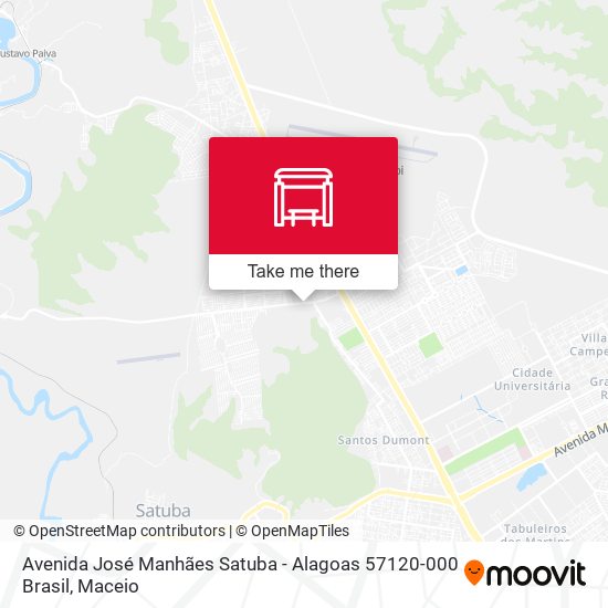 Avenida José Manhães Satuba - Alagoas 57120-000 Brasil map