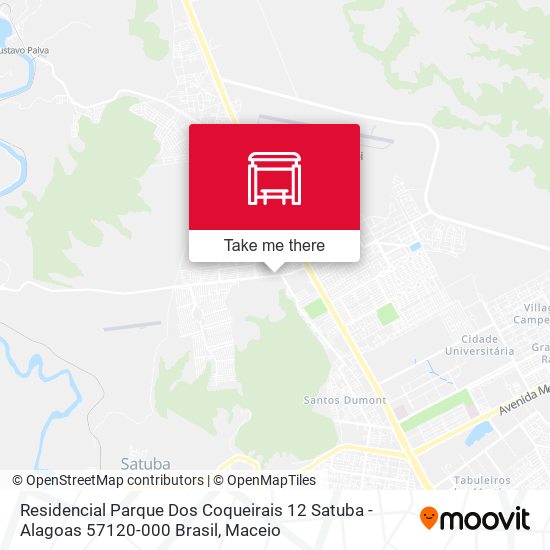 Mapa Residencial Parque Dos Coqueirais 12 Satuba - Alagoas 57120-000 Brasil