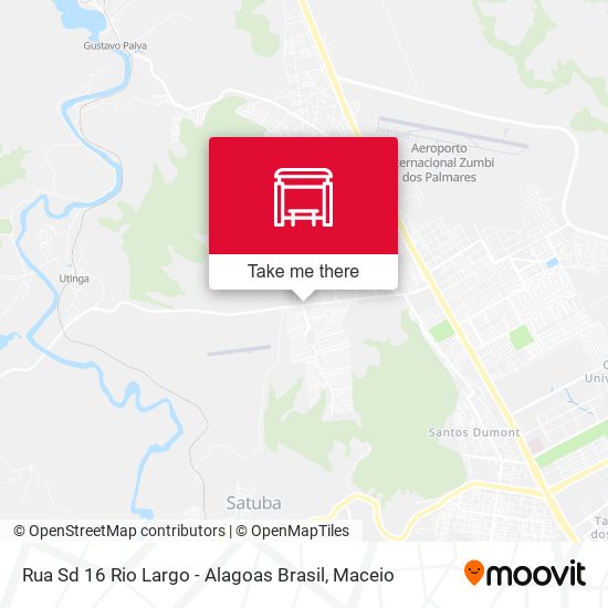 Rua Sd 16 Rio Largo - Alagoas Brasil map