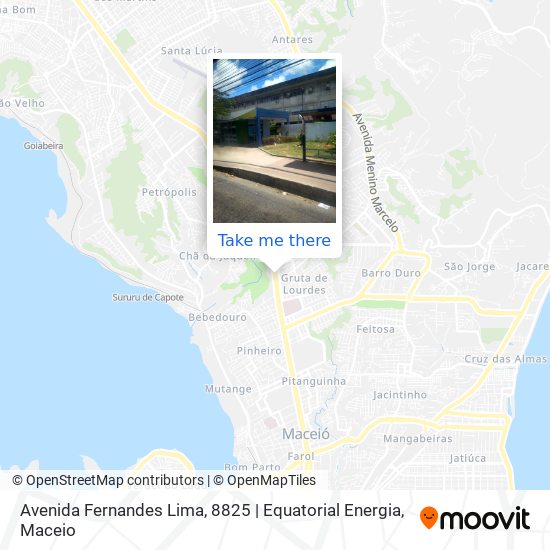 Mapa Avenida Fernandes Lima, 8825 | Equatorial Energia