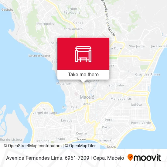 Avenida Fernandes Lima, 6961-7209 | Cepa map
