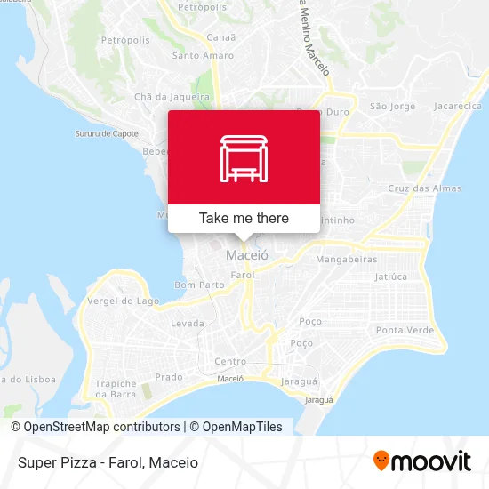 Super Pizza - Farol map