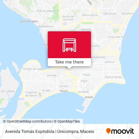 Mapa Avenida Tomás Espíndola | Unicompra