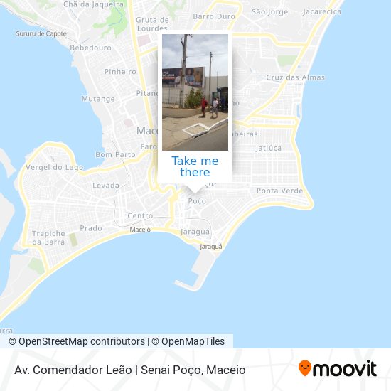 Av. Comendador Leão | Senai Poço map