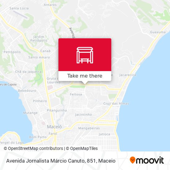 Mapa Avenida Jornalista Márcio Canuto, 851