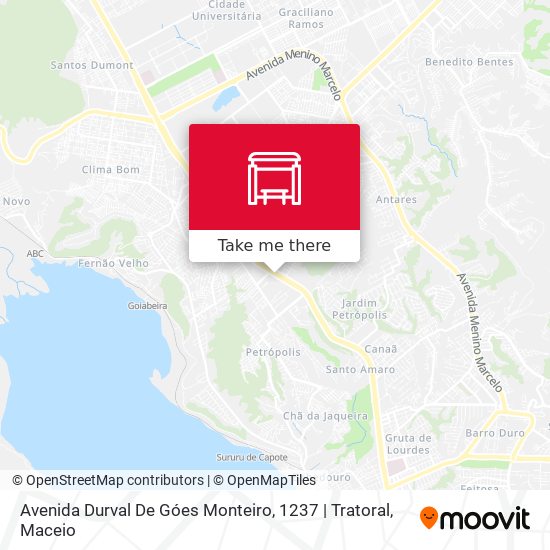 Avenida Durval De Góes Monteiro, 1237 | Tratoral map