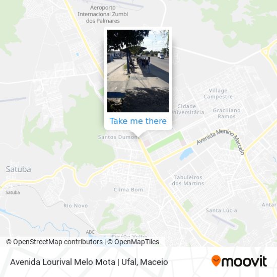 Mapa Avenida Lourival Melo Mota | Ufal