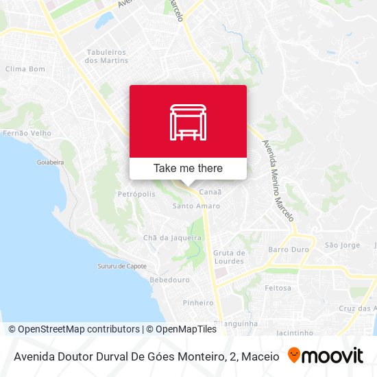 Avenida Doutor Durval De Góes Monteiro, 2 map