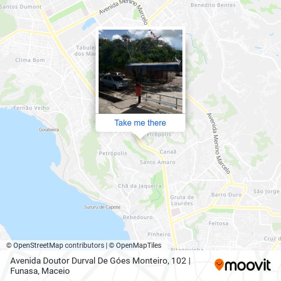 Mapa Avenida Doutor Durval De Góes Monteiro, 102 | Funasa