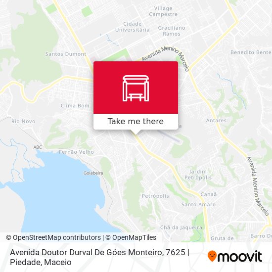 Avenida Doutor Durval De Góes Monteiro, 7625 | Piedade map