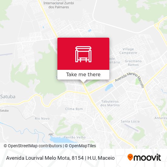 Mapa Avenida Lourival Melo Mota, 8154 | H.U