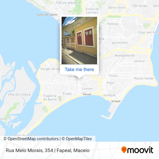 Rua Melo Morais, 354 | Fapeal map