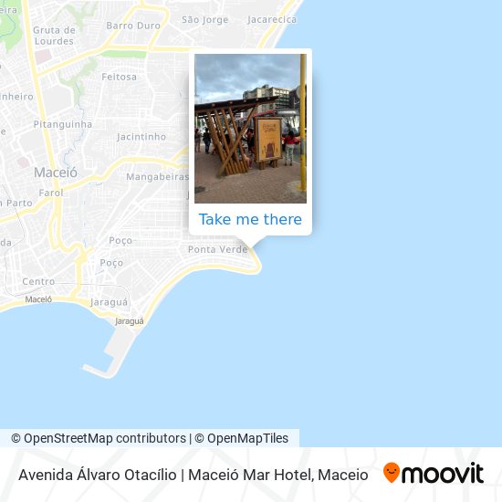 Mapa Avenida Álvaro Otacílio | Maceió Mar Hotel