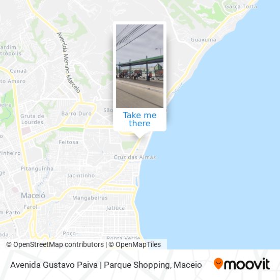 Avenida Gustavo Paiva | Parque Shopping map