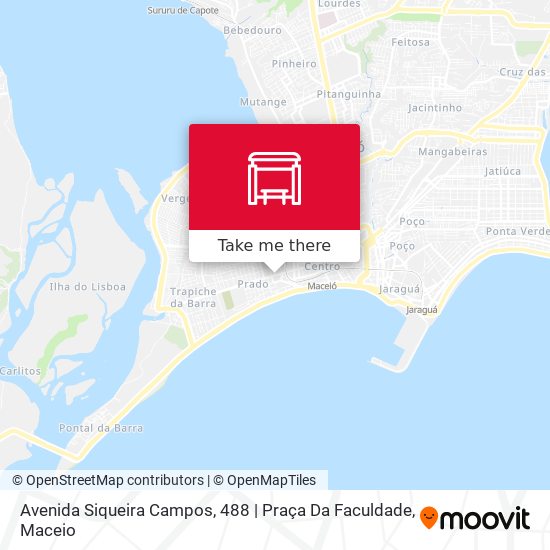 Avenida Siqueira Campos, 488 | Praça Da Faculdade map