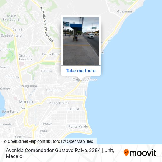 Mapa Avenida Comendador Gustavo Paiva, 3384 | Unit