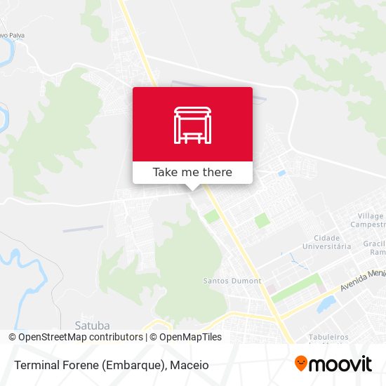 Mapa Terminal Forene (Embarque)