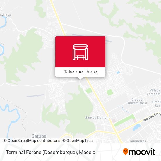 Terminal Forene (Desembarque) map