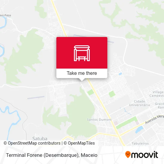 Terminal Forene (Desembarque) map