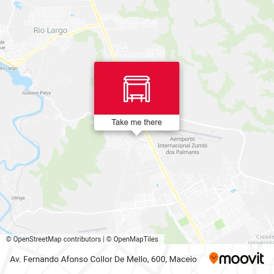 Av. Fernando Afonso Collor De Mello, 600 map