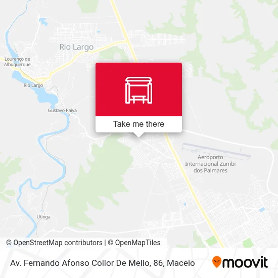 Av. Fernando Afonso Collor De Mello, 86 map