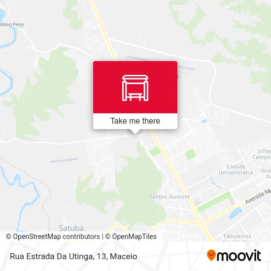 Rua Estrada Da Utinga, 13 map
