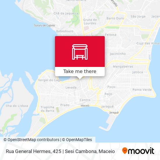 Mapa Rua General Hermes, 425 | Sesi Cambona