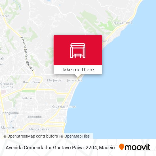 Mapa Avenida Comendador Gustavo Paiva, 2204